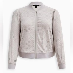 NWT Torrid Eyelet Bomber